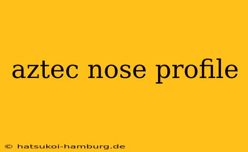 aztec nose profile