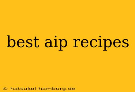 best aip recipes
