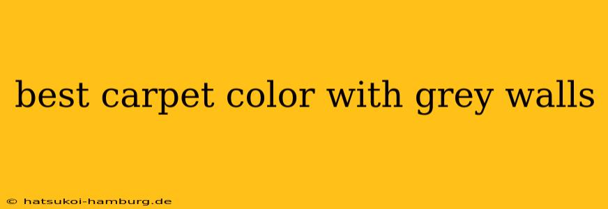 best carpet color with grey walls