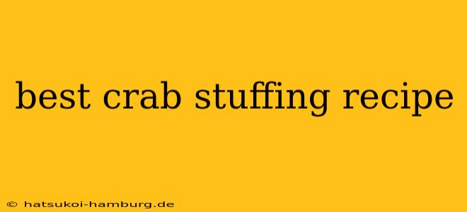 best crab stuffing recipe