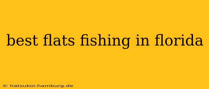 best flats fishing in florida