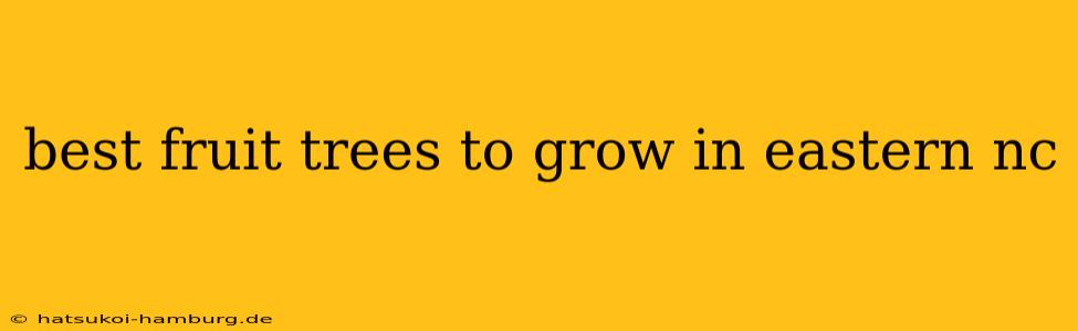 best fruit trees to grow in eastern nc