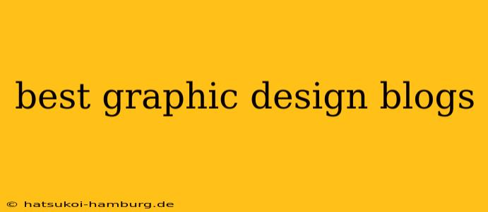 best graphic design blogs