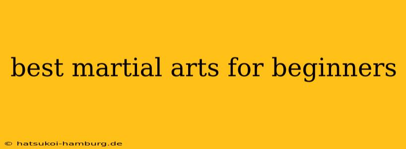 best martial arts for beginners