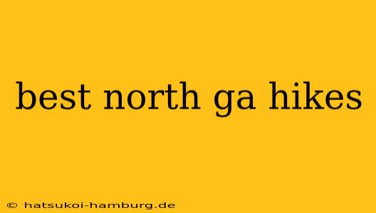 best north ga hikes