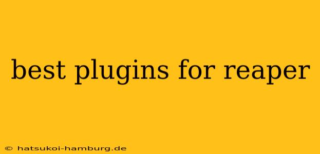 best plugins for reaper