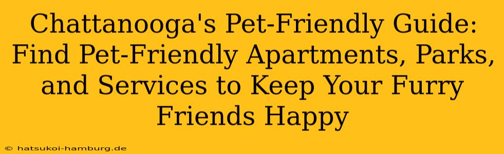 Chattanooga's Pet-Friendly Guide: Find Pet-Friendly Apartments, Parks, and Services to Keep Your Furry Friends Happy