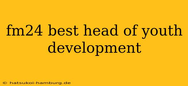 fm24 best head of youth development