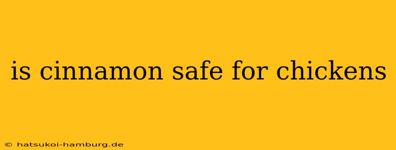 is cinnamon safe for chickens