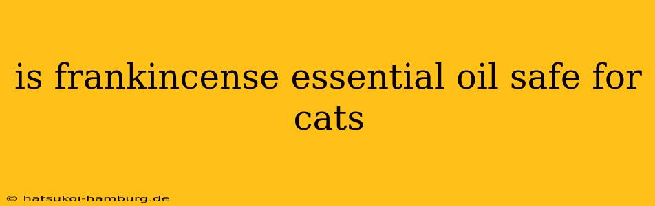 is frankincense essential oil safe for cats