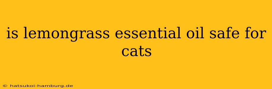 is lemongrass essential oil safe for cats