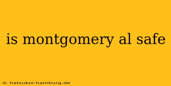 is montgomery al safe