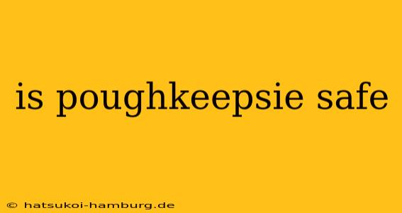 is poughkeepsie safe
