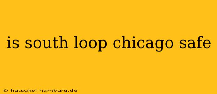 is south loop chicago safe