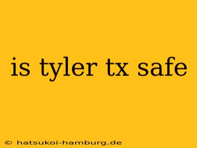 is tyler tx safe