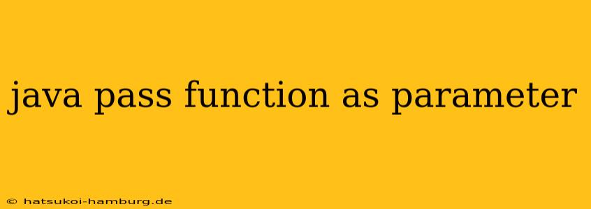 java pass function as parameter