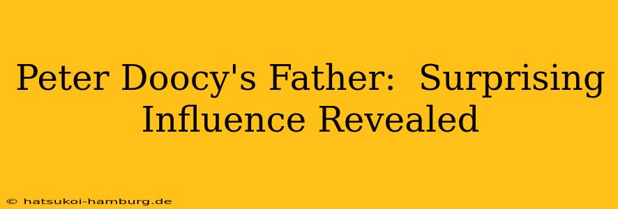 Peter Doocy's Father:  Surprising Influence Revealed