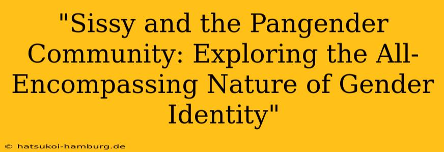 "Sissy and the Pangender Community: Exploring the All-Encompassing Nature of Gender Identity"