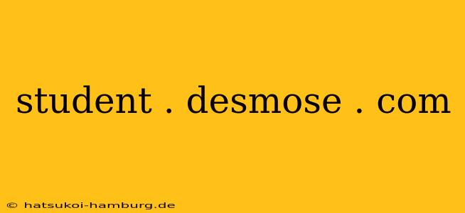 student . desmose . com