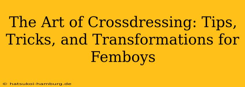 The Art of Crossdressing: Tips, Tricks, and Transformations for Femboys