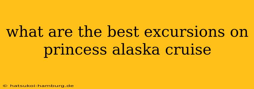 what are the best excursions on princess alaska cruise