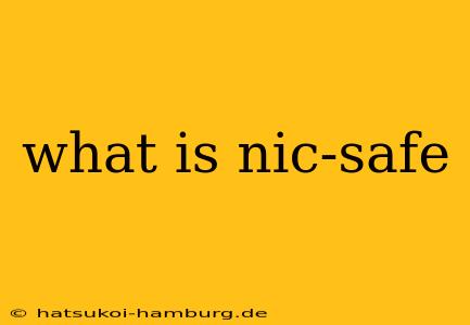 what is nic-safe