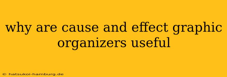 why are cause and effect graphic organizers useful